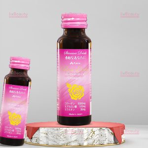 Combo 2 hộp nước uống Collagen Kaza Rose Lady 5000mg (Hộp 10 chai x 50ml)