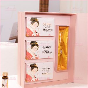 Special Set Collagen Peptide INA 25,000mg nội địa Nhật Bản (Hộp 10 chai x 50ml)