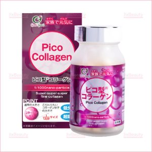 Viên uống Collagen Genki Fami Pico Collagen 450mg nội địa Nhật hộp 180 viên