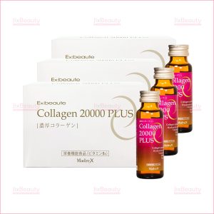 Combo 3 hộp nước uống đẹp da Collagen 20.000mg Plus nội địa Nhật (Hộp 10 chai x 50ml)