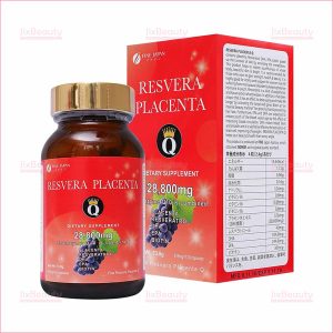 Combo 2 hộp viên uống đẹp da, làm chậm lão hóa Fine Resvera Placenta Q 120 viên