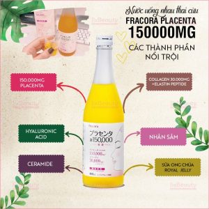 Nước uống nhau thai Fracora Placenta 150.000mg chai 480ml (Nội địa Nhật Bản)