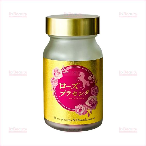 Viên uống tế bào gốc nhau thai ngựa Horse Placenta Damask Rose Oil hộp 90 viên