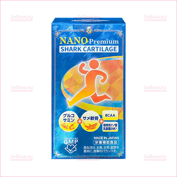 Viên uống bổ xương khớp Nichiei Bussan Nano Premium Shark Cartilage nội địa Nhật hộp 150 viên