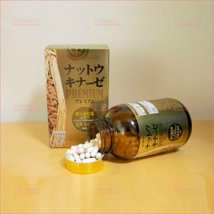 Viên uống hỗ trợ điều trị tai biến Nichiei Bussan Nattokinase Gold 10.000FU 60 viên (Nội địa Nhật)