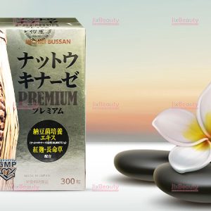 Combo 2 hộp viên uống điều trị tai biến Nichiei Bussan Nattokinase Premium 10.000FU 300 viên