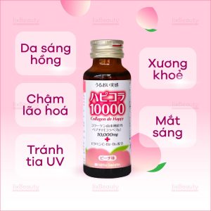 Nước uống Collagen de Happy hàm lượng 10.000mg Chai 50ml nội địa Nhật