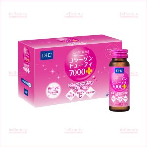 Nước uống Collagen DHC Beauty 7000+ Plus dưỡng ẩm ngừa lão hóa (Hộp 10 chai x 50ml)