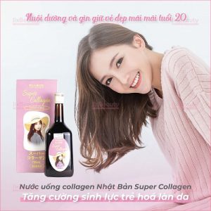 Nước Uống Super Collagen Whitening 24.000mg nội địa Nhật Bản (Chai 720ml)