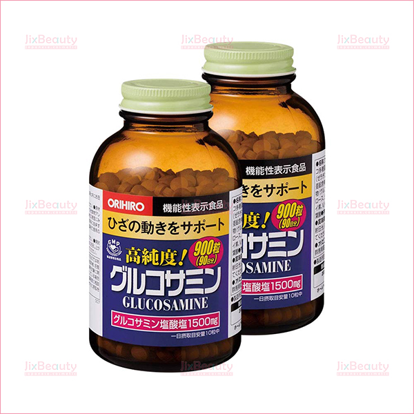 Combo 2 hộp viên uống bổ xương khớp Glucosamine Orihiro nội địa Nhật hộp 900 viên