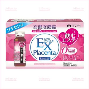 Nước uống tinh chất nhau thai Itoh EX Placenta nội địa Nhật Bản (Hộp 10 chai x 50ml)