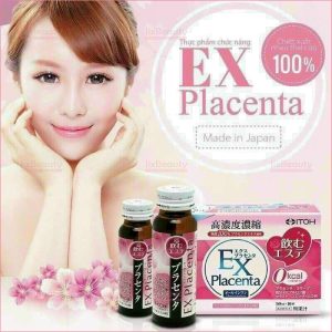 Nước uống tinh chất nhau thai Itoh EX Placenta nội địa Nhật Bản (Hộp 10 chai x 50ml)