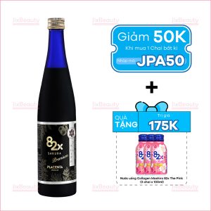 Nước uống tinh chất nhau thai Placenta Mashiro 82x Sakura Premium New 450.000mg 500ml