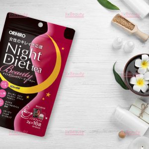 Trà giảm cân làm đẹp da ban đêm Orihiro Night Diet Tea Beauty nội địa Nhật (16 gói x 2g)