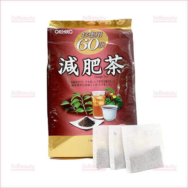 Trà giảm mỡ bụng Orihiro Genpi Tea nội địa Nhật Bản (3g x 60 gói)