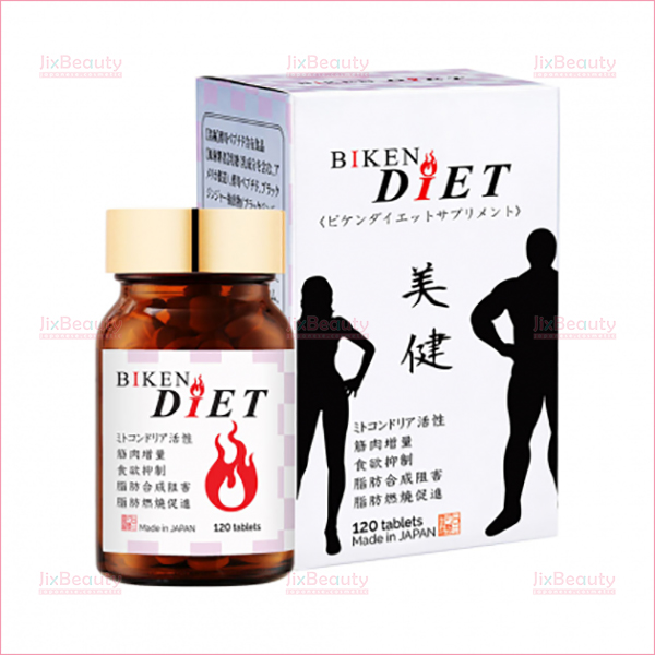 Viên uống giảm cân Nihon Health Biken Diet hàng nội địa Nhật Bản hộp 120 viên