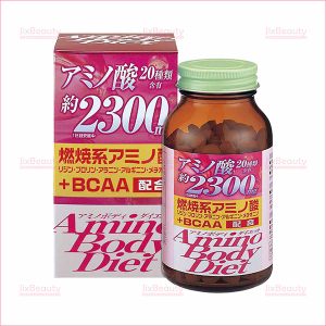 Viên uống giảm cân Orihiro Amino Body Diet nội địa Nhật Bản hộp 300 viên