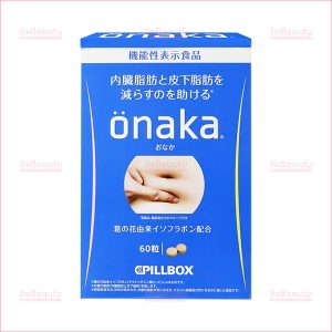 Viên uống giảm mỡ bụng Pillbox Onaka nội địa Nhật Bản hộp 60 viên