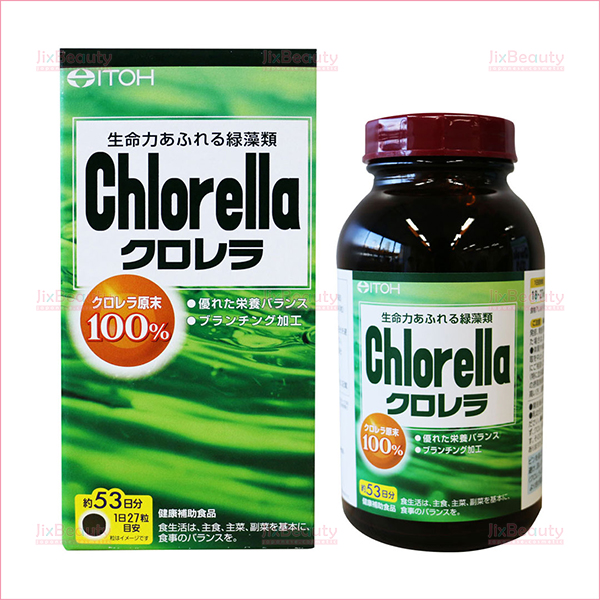 Viên uống tảo diệp lục Itoh Chlorella nội địa Nhật Bản hộp 1440 viên (Nhập khẩu)