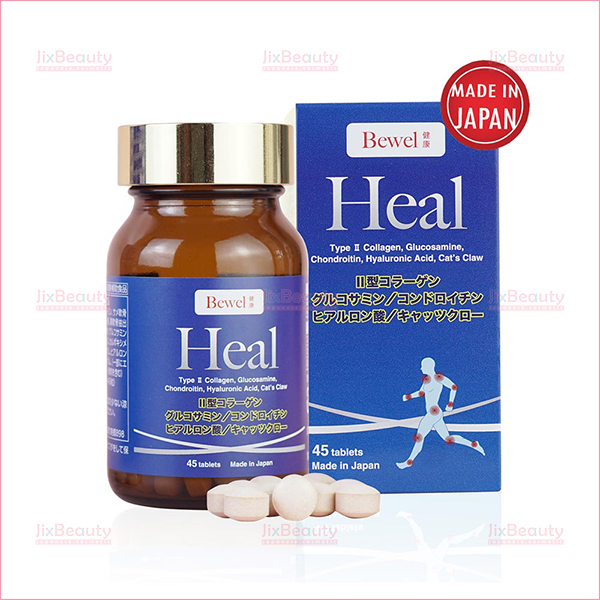 Viên uống bồi bổ sụn khớp Waki Bewel Heal nội địa Nhật Bản hộp 45 viên