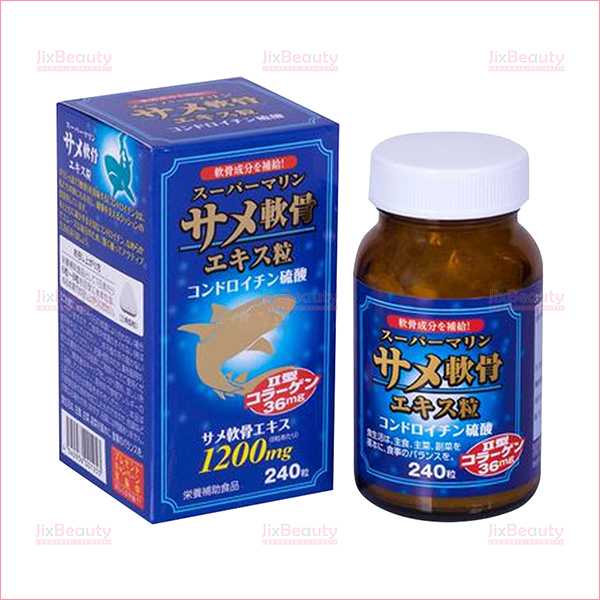 Viên uống bổ xương khớp Wellness Japan Super Marine nội địa Nhật Bản hộp 240 viên