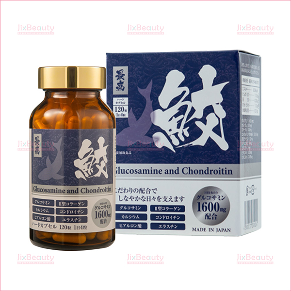 Viên uống bổ xương khớp JpanWell Glucosamine and Chondroitin nội địa Nhật Bản hộp 120 viên