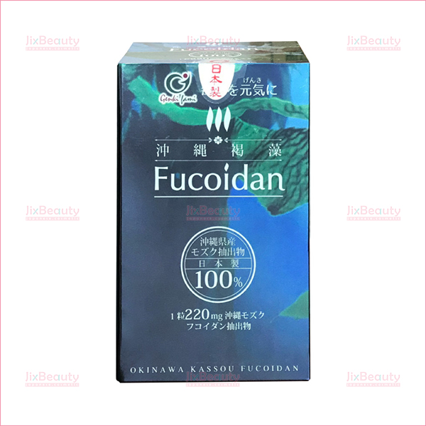 Tảo nâu Genki Fami Okinawa Kassou Fucoidan 220mg nội địa Nhật Bản hộp 150 viên