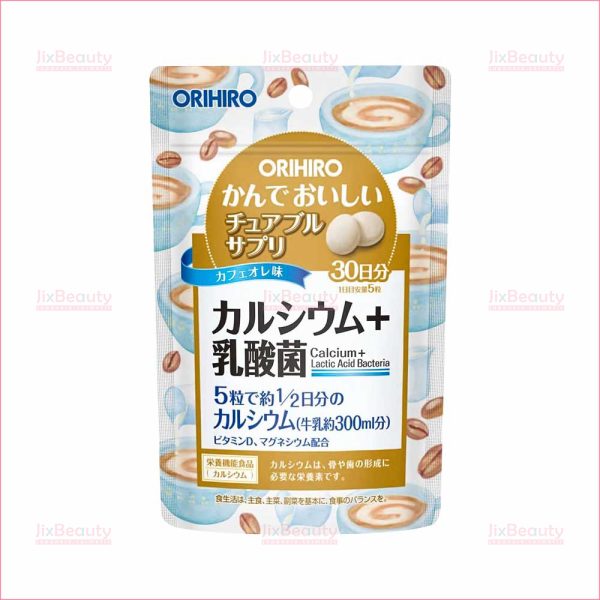 Viên nhai bổ sung Canxi và Lợi khuẩn Orihiro nội địa Nhật bản gói 150 viên