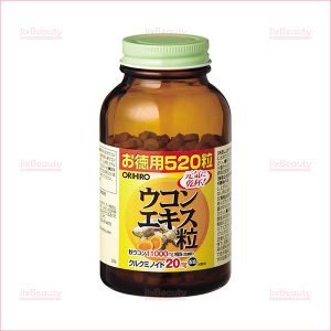 Viên uống bổ gan chiết xuất nghệ tươi Orihiro FL 11000mg nội địa Nhật Bản hộp 520 viên