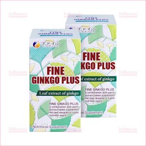 Combo 2 Hộp viên uống bổ não Fine Ginkgo Plus nội địa Nhật Bản hộp 400 viên