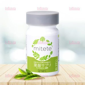 Viên uống bổ sung Acid Folic AFC Mitete nội địa Nhật Bản hộp 120 viên