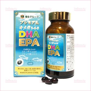 Viên uống bổ sung DHAEPA Omega 3 6 9 Premium Yo Group nội địa Nhật Bản hộp 180 viên