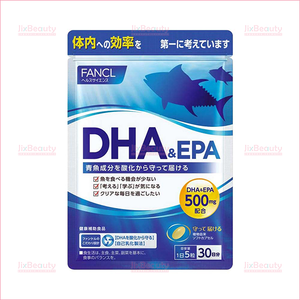 Viên uống dầu cá bổ sung DHA & EPA Fancl nội địa Nhật Bản hộp 150 viên