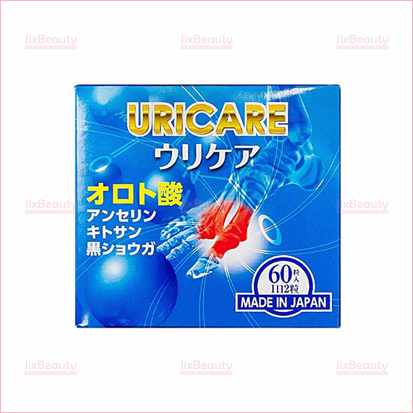 Viên uống hỗ trợ điều trị Gout JpanWell Uricare nội địa Nhật Bản hộp 60 viên