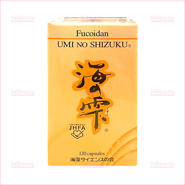 Viên uống hỗ trợ điều trị ung thư Fucoidan Umi No Shizuku nội địa Nhật Bản hộp 120 viên