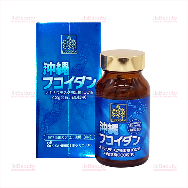 Viên uống hỗ trợ điều trị ung thư Kanehide Bio Okinawa Fucoidan Nhật hộp 180 viên