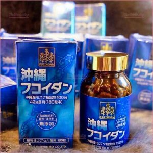 Combo 3 hộp viên uống hỗ trợ điều trị ung thư Kanehide Bio Okinawa Fucoidan xanh