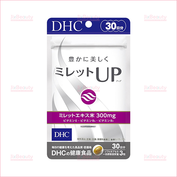 Viên uống hỗ trợ mọc tóc DHC Millet Up chính hãng nội địa Nhật Bản gói 90 viên