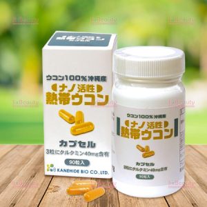 Viên uống nghệ mùa thu Kanehide Bio Active Nano nội địa Nhật Bản hộp 90 viên